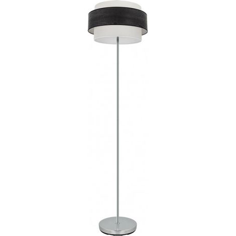 Pavimento Salon Myriam 1xe27 Cromo/Legno Nero