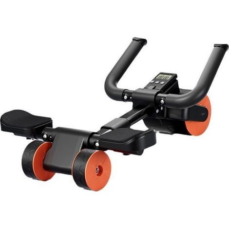 Roue Abdominale à Rebond Automatique Avec Tapis de Appareil musculation Conception à Trois Roues (1/5)