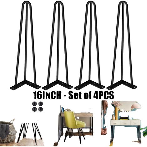 Pieds de table, design à 3 tiges, installation facile, 16Inch - 3 Tige (1/5)