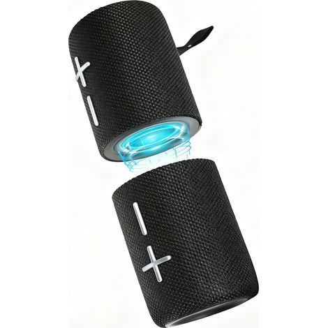 Enceinte Bluetooth 40W, RVB, IPX6 – Rechargeable USB – Divisible en 2 × 20W (1/5)