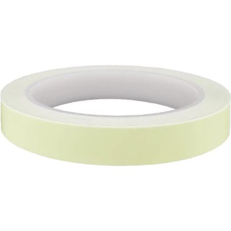 Ruban adhésif lumineux - 10 m x 1 cm - Tape - Ruban adhésif - Tape Ruban adhésif - PVC - Vert fluo - Amovible - Autocollant - Étanche - Sécurité - Pour escaliers, sol, seuil - Pour usage intérieur et  (1/5)