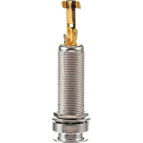 Prise jack stéréo 6,35 mm (1/4 pouce) pour guitare acoustique, électrique et basse (1/5)