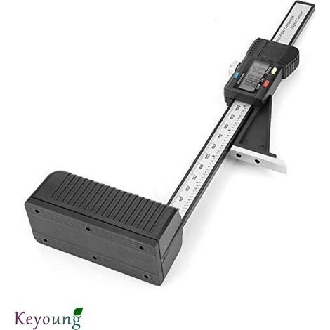 Jauge de Hauteur,0-150mm Jauge de Profondeur Numérique, LCD Digital Display Screen Précision Hauteur Ouverture Profondeur,avec Base Magnétique, noir, une pièce, Lilaris (1/4)