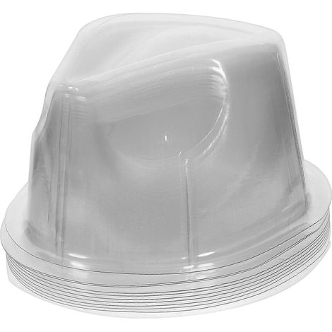 Présentoir à chapeaux en PVC transparent, ensemble de 10 pièces. (1/5)