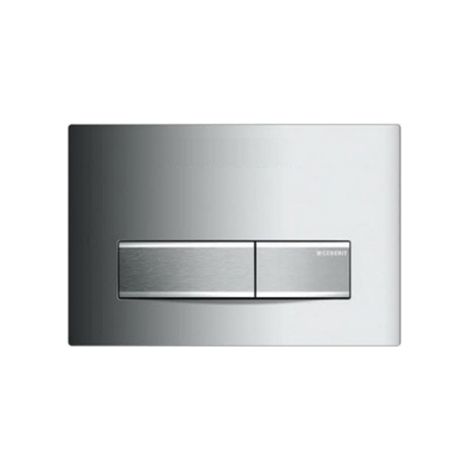 PLACCA DI COPERTURA 2 TASTI SIGMA 50 GEBERIT- Lega metallo personalizzabile- GEBER- pezzi 1 (1/2)