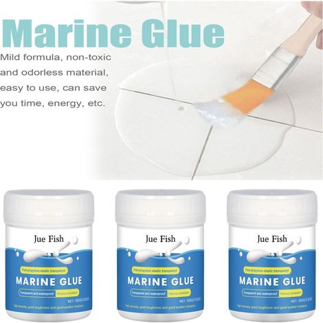 Lot de 3 mastics imperméables invisibles, adhésif et anti-fuite (1/5)