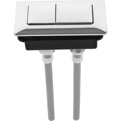 Bouton Toilette Rectangulaire Double, Abs (1/5)