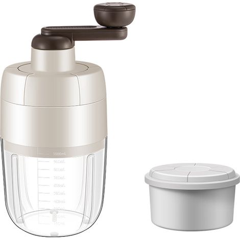 Machine à glace pilée manuelle, broyeur à glace économique pour cônes de neige, usage domestique (1/5)