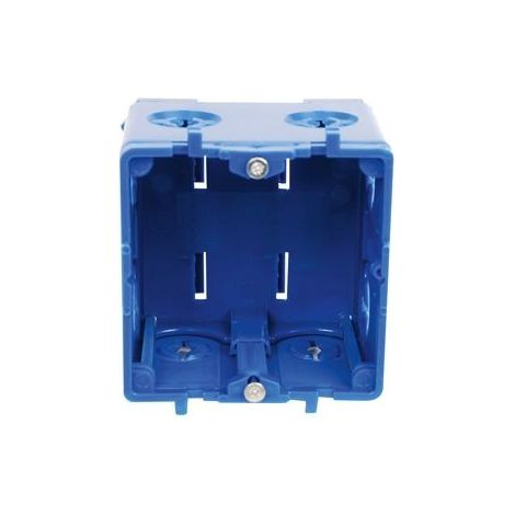 Boîte d'appareil Kleinhuis KED65 pour BU65.., fixation au fond, bleu