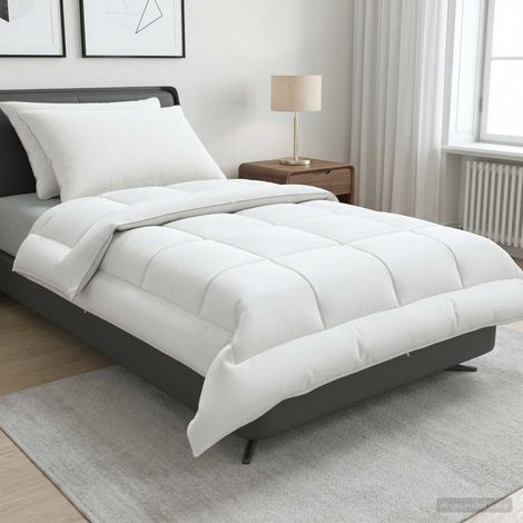 vidaXL Ensemble de couette et d'oreiller 3 pcs 140x220 cm Été 140 GSM (1/5)
