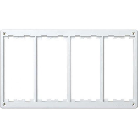 Plaque de finition Simon cima thermoplastique blanche 228x132 mm