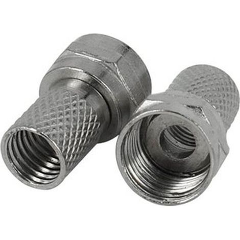 Conector tipo F conexion rapida cable antena (1/2)
