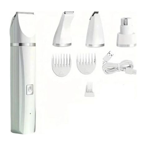 Pair tondeuse pour le toilettage des animaux - [blanc cassé ]Tondeuse à cheveux 4 en 1 (1/5)
