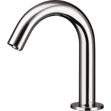 Robinet automatique bec courbe, moderne, saillie 123 mm chromé 4 l/min TOTO