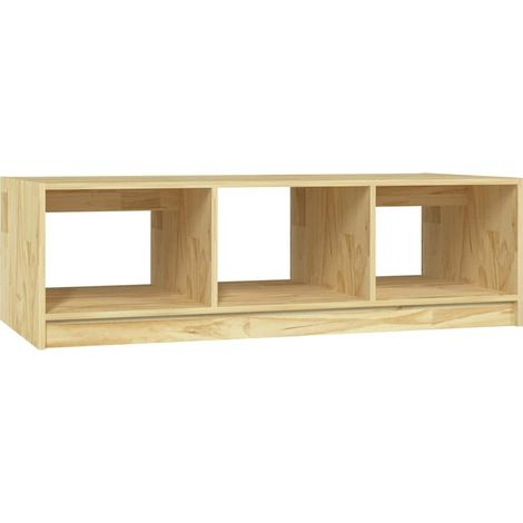 Maison Exclusive - Mesa de centro de madera maciza de pino 110x50 (1/5)