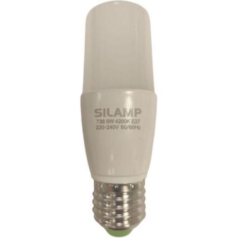 Ampoule E27 LED 9W 220V T38 360° - Blanc Froid - SILUMEN