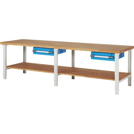 eurokraft pro, Établi, système modulaire Série 7000, 2 tiroirs