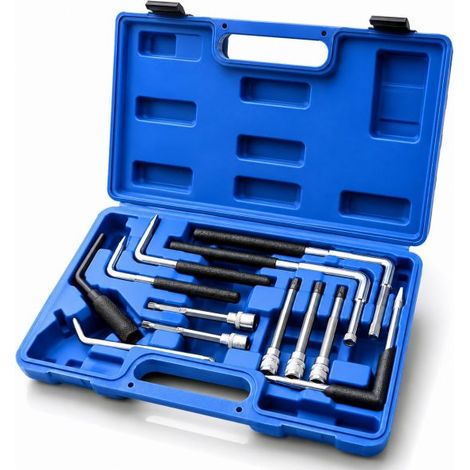 Kit 12PZ Attrezzi Rimozione Airbag Auto con Valigetta VW Audi BMW Mercedes (1/5)