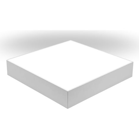 Plafoniera Pannello Led CCT Quadrato 300X300X43mm 48W 6000LM Montaggio a Plafone