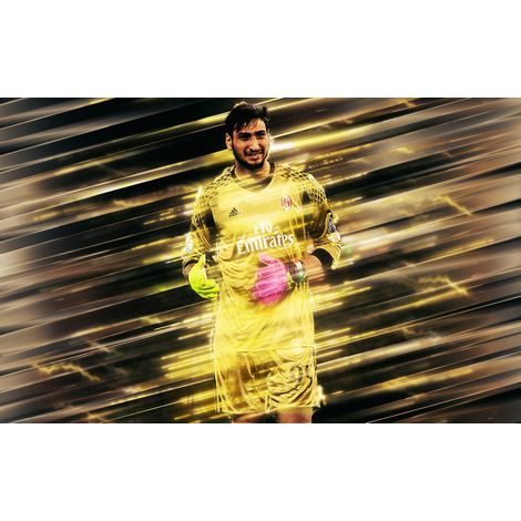Papier peint panoramique Football - Joueur de Foot - 130 cm x 81 cm (1/2)