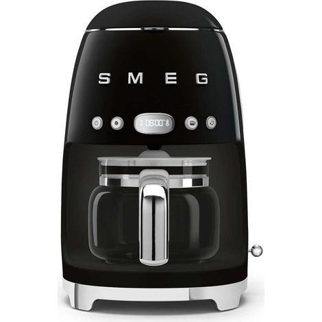 Smeg DCF02BLEU - Cafetera Goteo 10 Tazas Negra