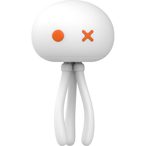 Baby-Nachtlicht in Form einer Qualle, Silikon-Nachttischlampe, 3 Modi, eingebauter Akku, Touch-Steuerung, flexibles Stativ (Oktopus)
