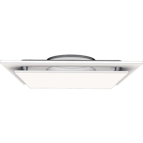 Diffuseur carré design à tôle pleine pour faux plafond 600x600 finition RAL9003 Matt NATHER 493963