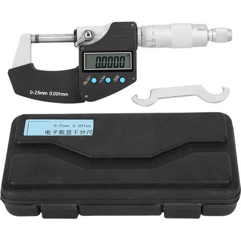 Micrometro imperiale Keenso 0,001 mm in acciaio inossidabile MIKOMOME digitale per piccoli errori di misurazione