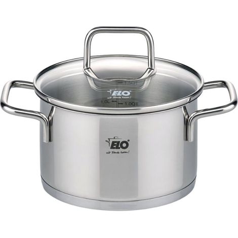 Faitout en inox 14 cm de 1,2 litres Elo Citrin (1/5)