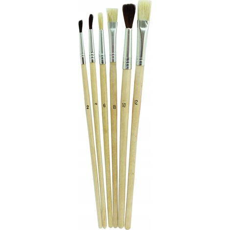 Cepillos Grand School GR-B212-6 /6 unidades/ Madera
