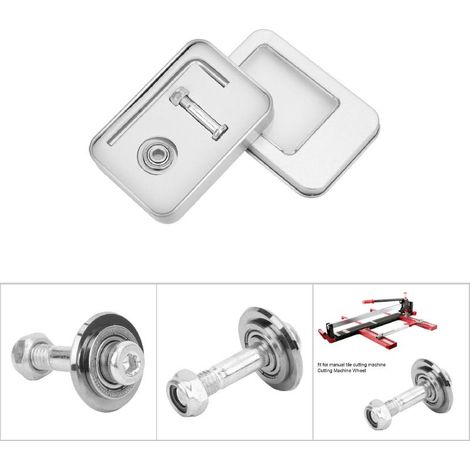 Beyamis Meule de coupe-carreaux manuelle pour machine à couper les carreaux et les briques, outil de rechange 20000m (Argent) (1/5)