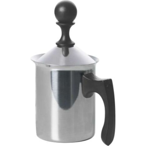 Bricco Cappuccino Schiumalatte in acciaio lido 3 tazze