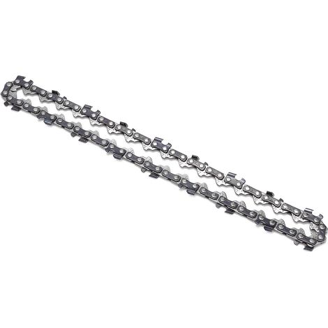 Mini chaînes en acier pour tronçonneuses, accessoires pour scies électriques, pièce de rechange – 2 pièces – noires