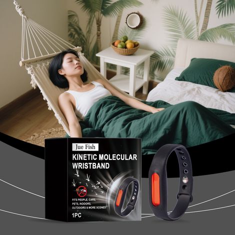 Mosquito Repellent Bracelet with Plant Essential Oils: Gentle Mosquito Repellent, Portable Outdoor Protection, 1pc (1/5)