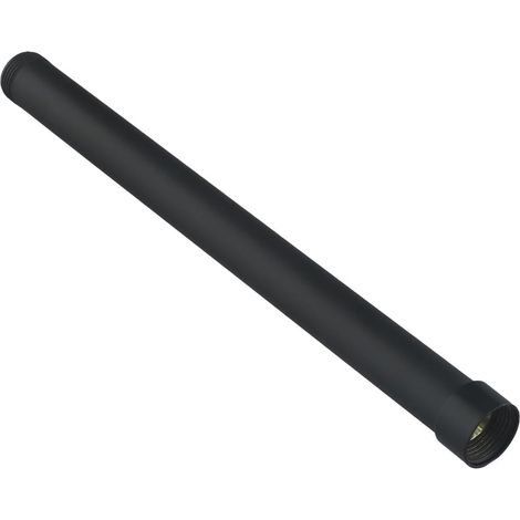 Barre d'extension de douche en acier inoxydable – Support de pommeau de douche réglable de 30 cm compatible avec les pommeaux de douche standard, pour une installation facile (noir) (1/5)