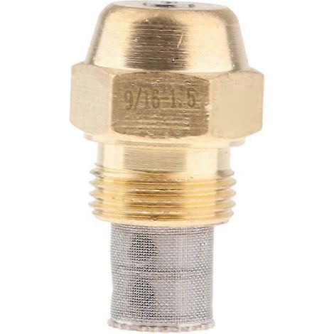 Buse de pulvérisation pour brûleur à mazout, filetage extérieur 9/16", compatible avec les chaudières, diamètre 0,2 mm-1.5mm (1/5)