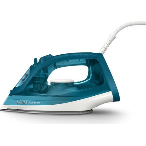 Philips DST2030-90 Serie 2000 Ferro a Vapore 2000 W Piastra Antiaderente Vapore 25 g-min Colpo 130 g-min Antigoccia Anticalcare colore Blu