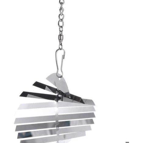 Carillon éolien rotatif en métal pour extérieur, cloche suspendue en spirale facile à utiliser pour terrasse, jardin et salon (1/5)