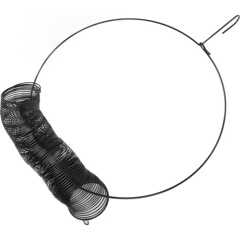 Mangeoire à arachides suspendue en acier carbone, grand volume, portable avec crochet pour jardin extérieur noire (1/5)