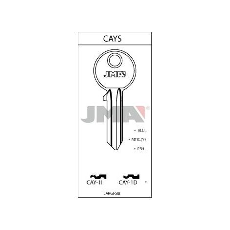 JMA llave puerta jma cay-1d (caja 50) , DETALLES
Referencia                CAY-1D                                                
Fabricante                 CAYS