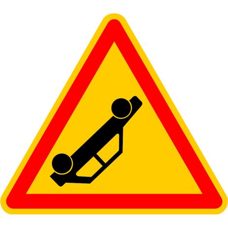 Signalisation de Travaux Temporaires Panneaux de Travaux Temporaires. Danger Chantier Temporaire - Danger accident - Panneau rétroréfléchissant