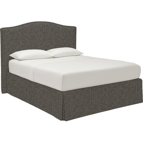 Letto Singolo Batley, Sfoderabile, Contenitore Made in Italy, Grigio Tortora