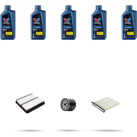 Kit tagliando 3 FILTRI e 5L OLIO compatibile con Mazda Cx-5 (KE) 2.0 Skyactiv-G 118kw dal 2012 (1/5)