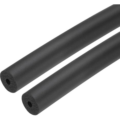 2pcs Tube d'Isolation en Mousse pour Tuyau 61cm/24" Noir (1/5)