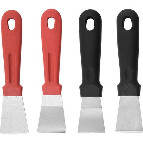 Lot de 4 spatules de nettoyage de cuisine multifonctions, robustes et de qualité supérieure, au design ergonomique pour un usage quotidien et le dépoussiérage. (1/5)