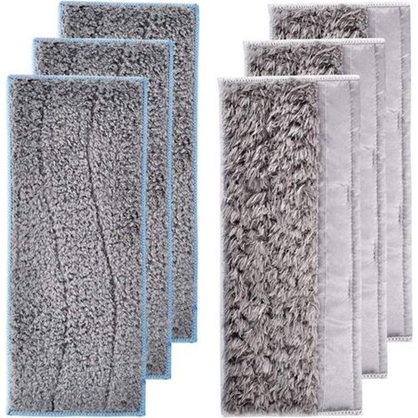 Jhubersproducts, Almohadillas lavables, Microfibra, 6 unidades, Compatible con iRobot Braava Jet M6, Duraderas y eficaces (1/5)