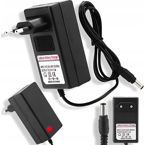 Chargeur 21V 2A Li-ion universel – Alimentation stable et propre – Circuit de protection intelligent – Compatible avec appareils électroniques