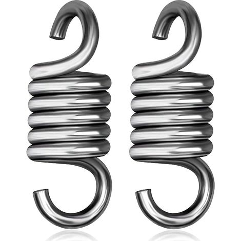 Ressort de Traction pour Chaise Suspendue et hamac, chaises suspendues en Acier Inoxydable, Suspension pour Porch Swing, chaises suspendues en Acier Inoxydable (7 mm) (1/5)