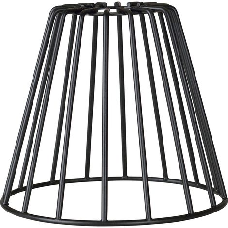 E27 Metall Lampenschirm Weiß Schwarz für Loft Drahtlampen