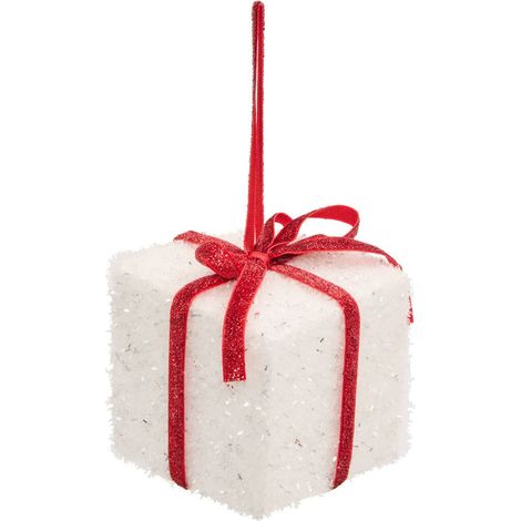 GESCHENK 12X12X12CM 2ASS ROT - Weiß (1/3)